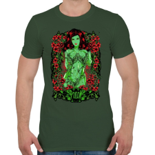 PRINTFASHION Méreg - Férfi póló - Katonazöld férfi póló