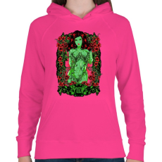 PRINTFASHION Méreg - Női kapucnis pulóver - Fukszia