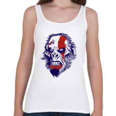 PRINTFASHION Mérges gorilla - Női atléta - Fehér