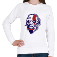 PRINTFASHION Mérges gorilla - Női pulóver - Fehér női pulóver, kardigán