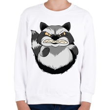 PRINTFASHION Mérges mosómedve - Gyerek pulóver - Fehér gyerek pulóver, kardigán