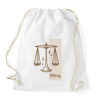 PRINTFASHION Mérleg horoszkóp - Sportzsák, Tornazsák - Fehér