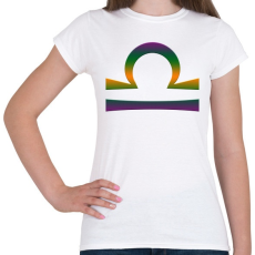 PRINTFASHION Mérleg - Női póló - Fehér