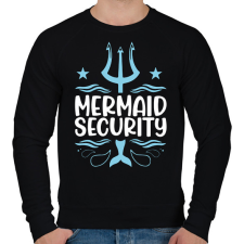 PRINTFASHION Mermaid security - Férfi pulóver - Fekete férfi pulóver, kardigán