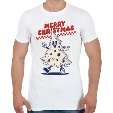 PRINTFASHION Merry christmas - Férfi póló - Fehér