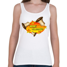 PRINTFASHION merry-christmas - Női atléta - Fehér női trikó