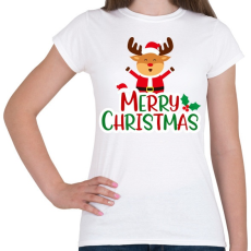 PRINTFASHION merry christmas - Női póló - Fehér