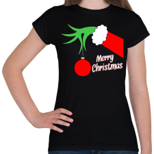 PRINTFASHION Merry Christmas - Női póló - Fekete női póló