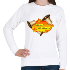 PRINTFASHION merry-christmas - Női pulóver - Fehér női pulóver, kardigán