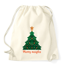 PRINTFASHION Merry meeples - Sportzsák, Tornazsák - Natúr tornazsák