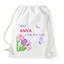 PRINTFASHION Mert anya csak egy van - Sportzsák, Tornazsák - Fehér tornazsák