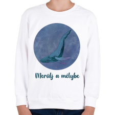 PRINTFASHION Merülj a mélybe - Gyerek pulóver - Fehér gyerek pulóver, kardigán