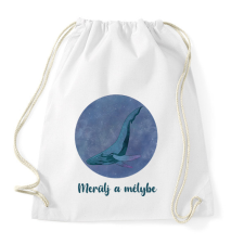 PRINTFASHION Merülj a mélybe - Sportzsák, Tornazsák - Fehér tornazsák