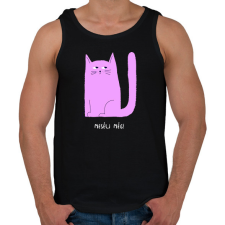 PRINTFASHION MESELJ MEG - Férfi atléta - Fekete atléta, trikó