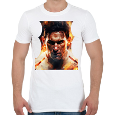 PRINTFASHION Messi - Férfi póló - Fehér férfi póló