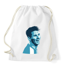 PRINTFASHION Messi - Sportzsák, Tornazsák - Fehér tornazsák