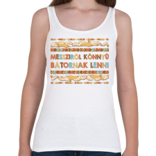 PRINTFASHION Messziről könnyű - Omaha - Női atléta - Fehér női trikó