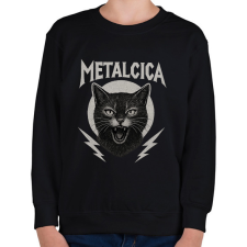 PRINTFASHION metalcica bw2 - Gyerek pulóver - Fekete gyerek pulóver, kardigán