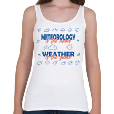 PRINTFASHION Meteorology is the name - Női atléta - Fehér