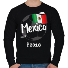 PRINTFASHION Mexikó - Férfi pulóver - Fekete férfi pulóver, kardigán