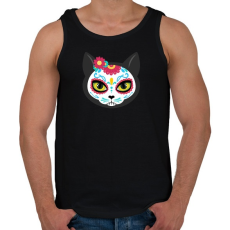 PRINTFASHION Mexikói cukorkoponya - Férfi atléta - Fekete