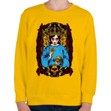 PRINTFASHION Mexikói - Gyerek pulóver - Sárga gyerek pulóver, kardigán