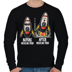 PRINTFASHION Mexikói kaja - Férfi pulóver - Fekete