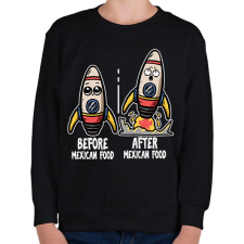 PRINTFASHION Mexikói kaja - Gyerek pulóver - Fekete gyerek pulóver, kardigán