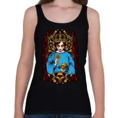 PRINTFASHION Mexikói - Női atléta - Fekete