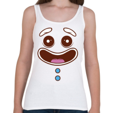 PRINTFASHION Mézeskalács arc - Női atléta - Fehér