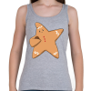 PRINTFASHION Mézeskalács csillag - Női atléta - Sport szürke