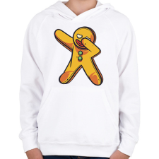 PRINTFASHION Mézeskalács dab - Gyerek kapucnis pulóver - Fehér gyerek pulóver, kardigán