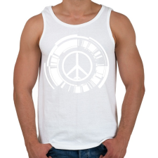 PRINTFASHION mgs peace walker logo - Férfi atléta - Fehér atléta, trikó