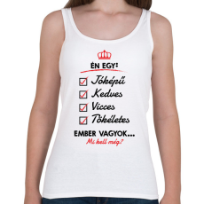 PRINTFASHION Mi kell még? - Női atléta - Fehér