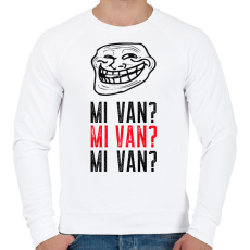 PRINTFASHION MI VAN MI VAN MI VAN - Férfi pulóver - Fehér