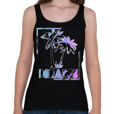 PRINTFASHION Miami  - Női atléta - Fekete női trikó