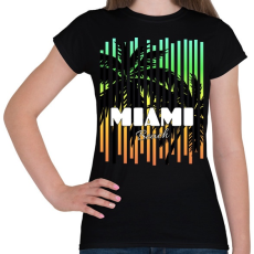 PRINTFASHION Miami  - Női póló - Fekete