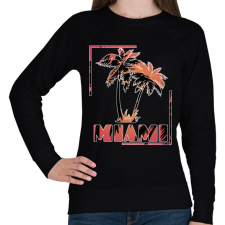 PRINTFASHION Miami - Női pulóver - Fekete női pulóver, kardigán