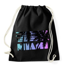 PRINTFASHION Miami  - Sportzsák, Tornazsák - Fekete tornazsák