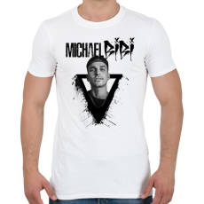 PRINTFASHION Michael Bibi - Férfi póló - Fehér