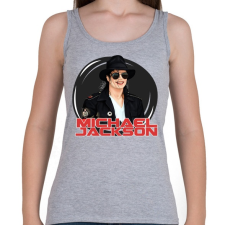 PRINTFASHION michael jackson 1 - Női atléta - Sport szürke női trikó