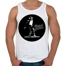 PRINTFASHION Michael Jackson-Dance - Férfi atléta - Fehér atléta, trikó