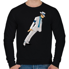 PRINTFASHION Michael Jackson - Férfi pulóver - Fekete férfi pulóver, kardigán