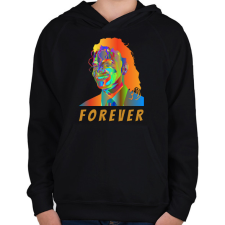 PRINTFASHION Michael Jackson - Gyerek kapucnis pulóver - Fekete gyerek pulóver, kardigán