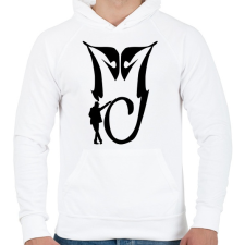 PRINTFASHION Michael Jackson MJ - Férfi kapucnis pulóver - Fehér férfi pulóver, kardigán