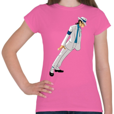 PRINTFASHION Michael Jackson - Női póló - Rózsaszín