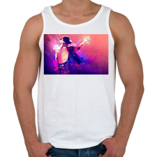 PRINTFASHION Michael-Jackson-Wallpaper-HD - Férfi atléta - Fehér atléta, trikó