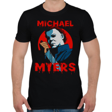 PRINTFASHION Michael Myers - Férfi póló - Fekete férfi póló