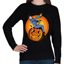 PRINTFASHION Michael Myers - Női pulóver - Fekete női pulóver, kardigán