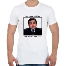 PRINTFASHION Michael Scott - Férfi póló - Fehér